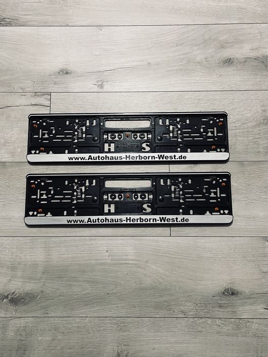 Оригинални подложки за номера за BMW, VW, Mercedes, Nissan