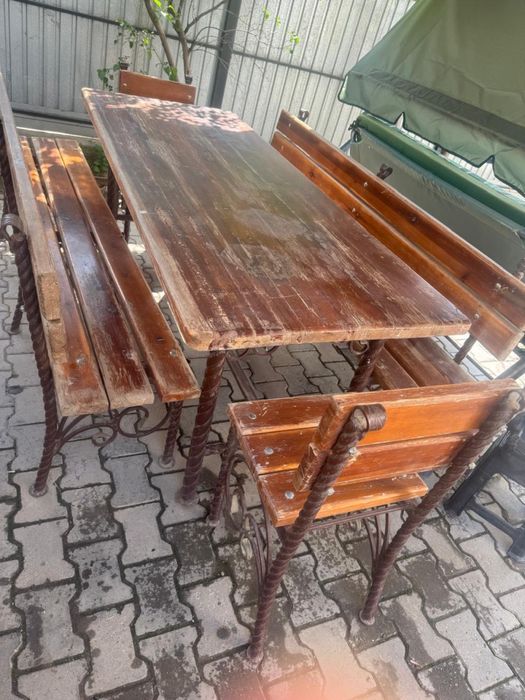 Садовая мебель/Стол/Стульчики/Скамейки