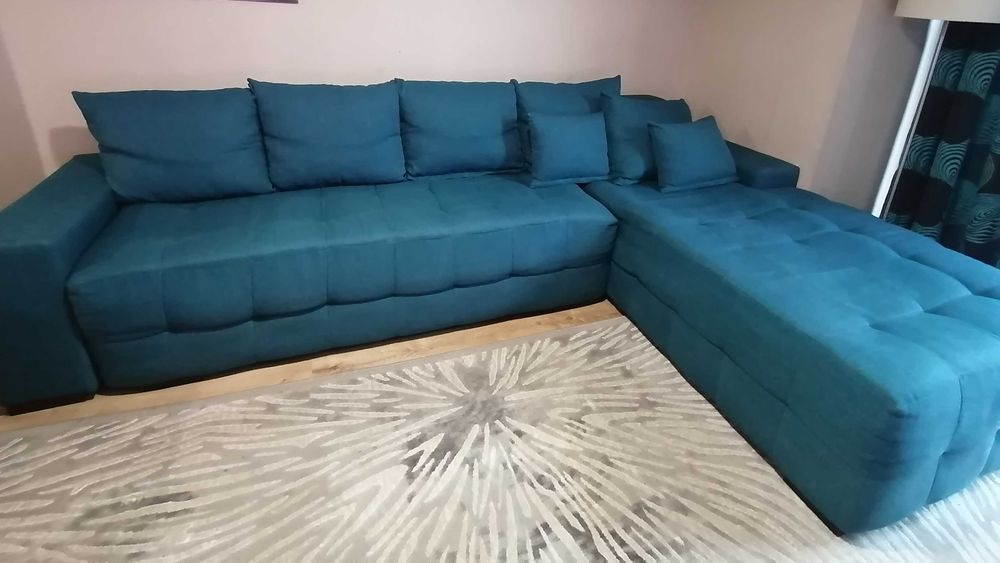 Ъглов разтегателен диван