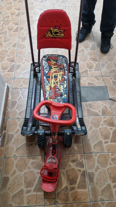 Санки на колесах