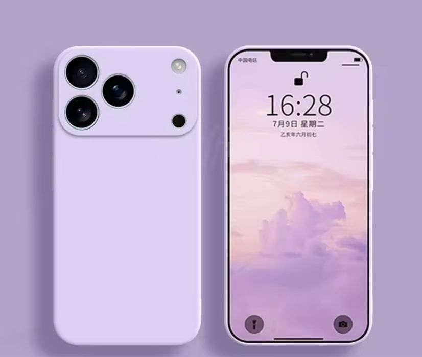 Iphone 17/17 AIR/17 PRO/17 PRO MAX - Husa Soft Alcantara Folie Sticla