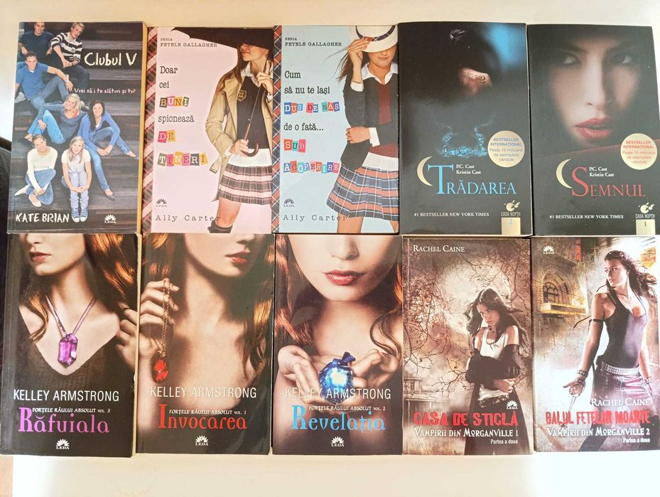 Set 20 de romane pentru adolescenti, fictiune si fantezie urbana