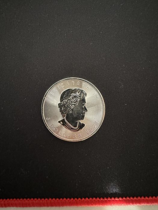 Moneda de argint Canada Maple LEAF 1 OZ