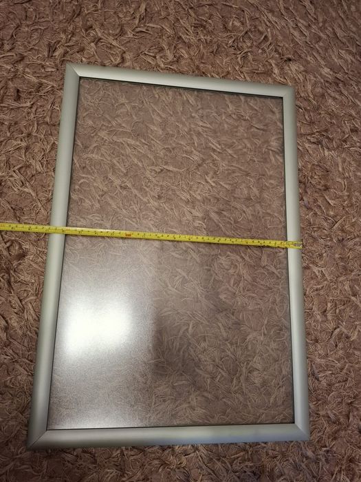 rama aliminiu pt poze puzzle postere afise 38x58cm culoare argintiu ma