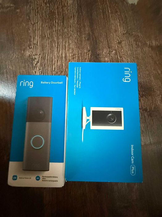 Ring camera plus Ring battery звънец