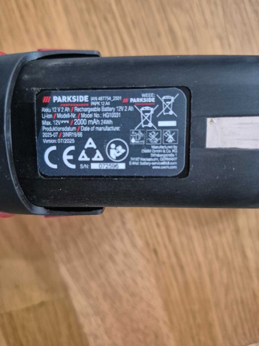 Acumulator Parkside 12V 2Ah