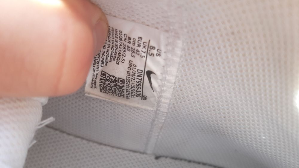 Nike Blazer Mid 77 White EU 42