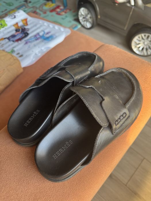 Женские шлепки Hermes 36 р