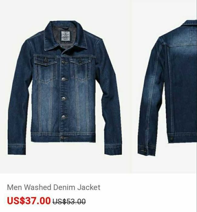 Куртка мужская джинсовая с утеплителем