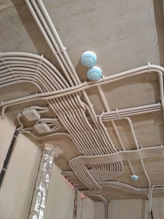 Профессиональная установка люстр