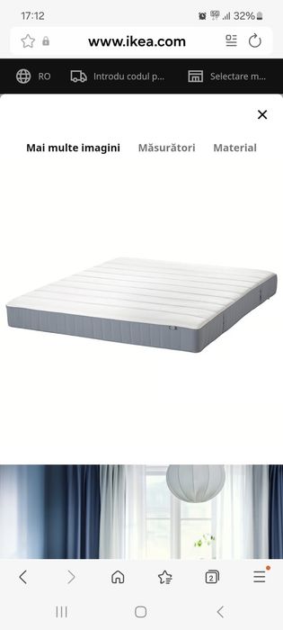 Saltea cu arcuri împachetate Vesteroy