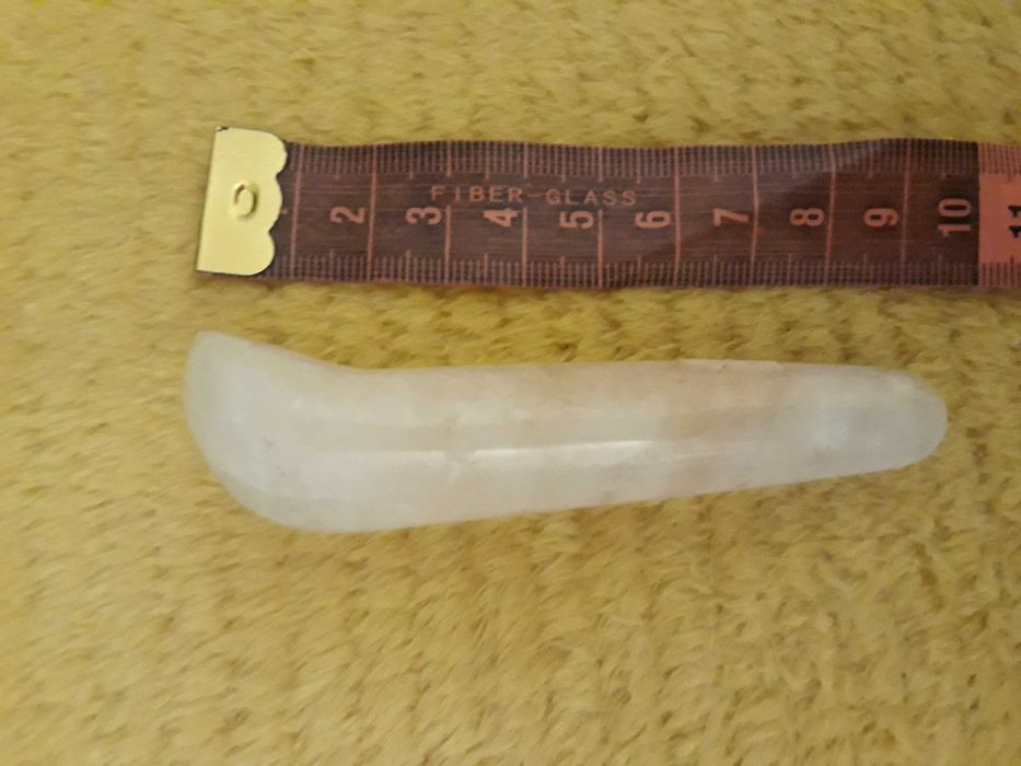 Cristal cuart roz slefuit 9 cm