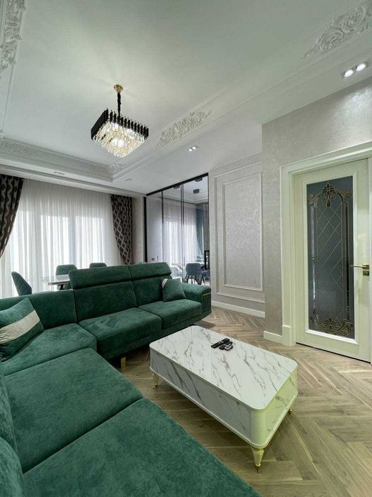 3-х комнатная в ЖК «Gardens» частично смотрит в парк ID: 4870