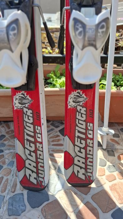 Set Complet Schi Junior: Völkl (110 cm) + Clăpari Salomon + Cască Uvex