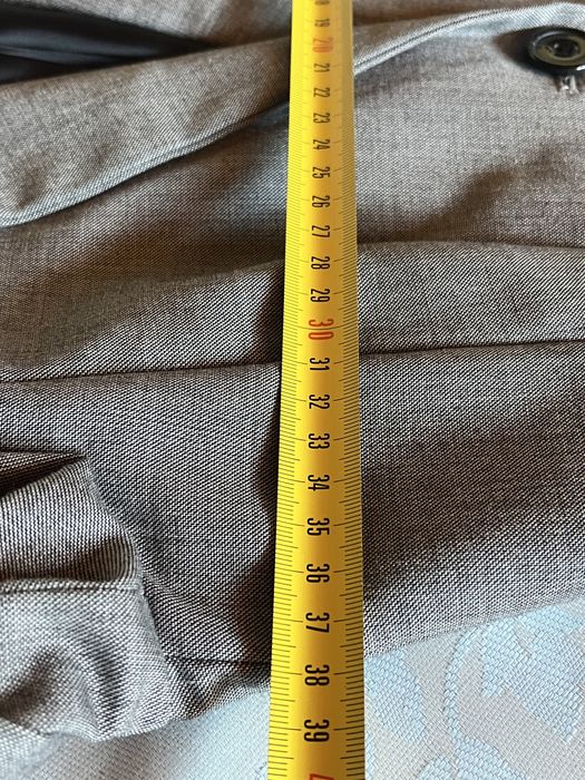 Sacou gri, din lână, Stefanel