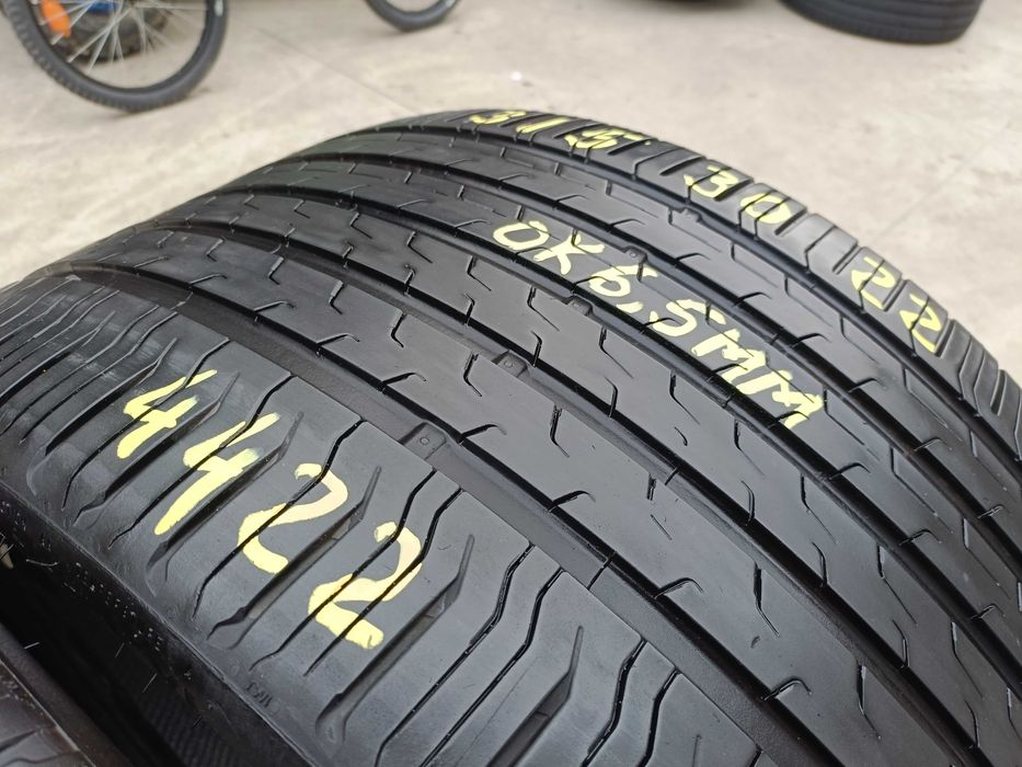 Doua anvelope de vara 315 30 22 continental ecocontact 6 dot 2022