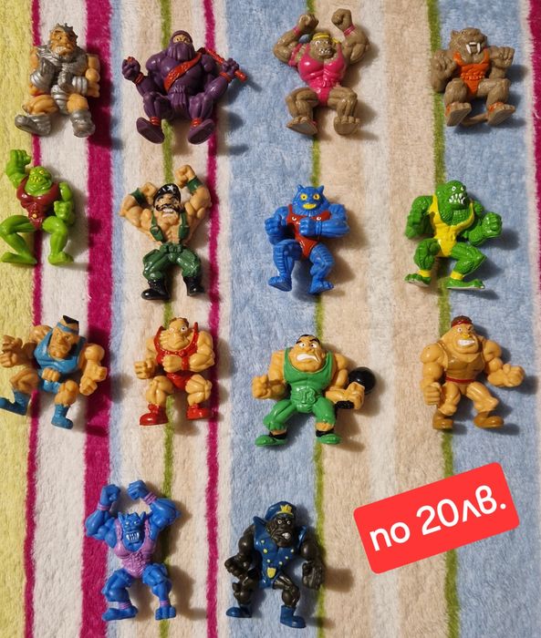 Разбойници MIMP Monster Wrestlers in my Pocket от 1995 vintage toys