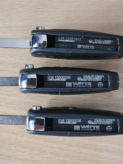 Vand carcasă cheie Opel 2 butoane