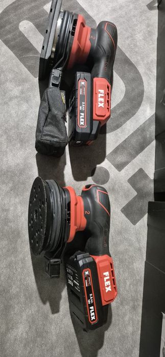 Flex șlefuitoare pe acumulator