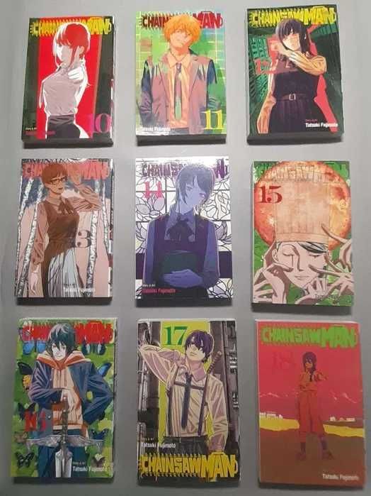 манга Chainsaw Man vol.1-20 + ПОДАРЪК Light Novel