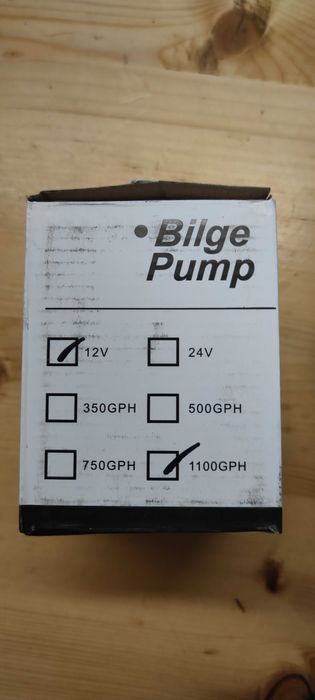 Потапяща - помпа за лодка, кемпер, кладенец -  12V, 1100GPH