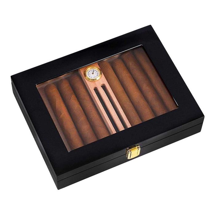 Кутия за пури хумидор кедрово дърво пура cohiba galiner цигари запалка