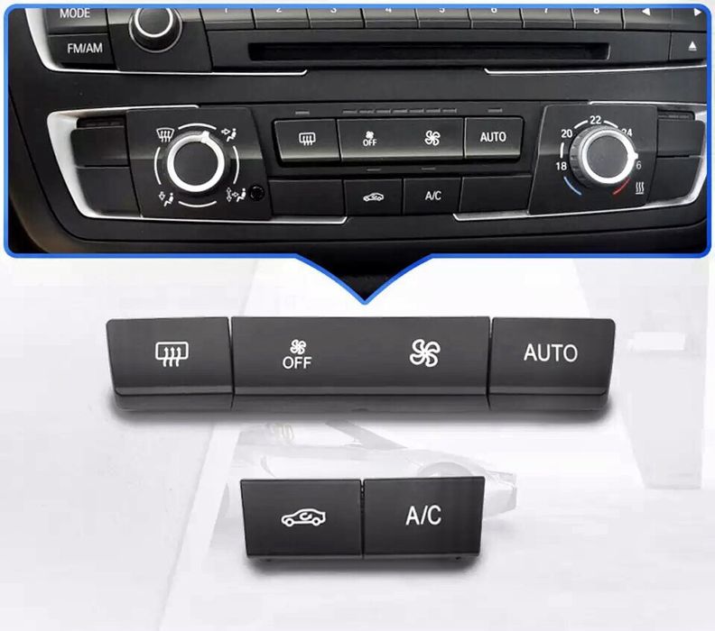 Комплект Капачета бутон копче климатроник BMW F30 F31 F20 F80 бмв ф30
