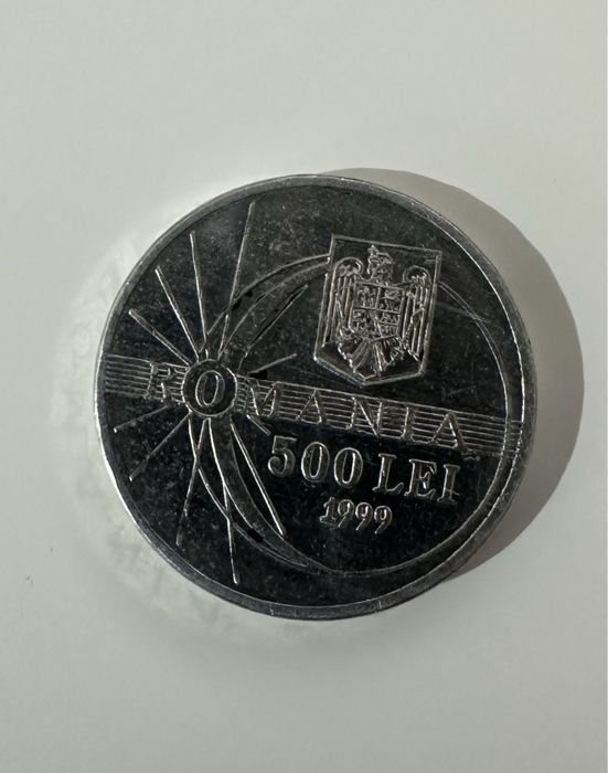 Moneda 500 lei 1999, eclipsa