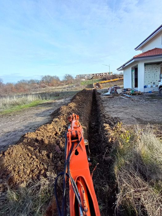 Услуги с мини багер и самосвал