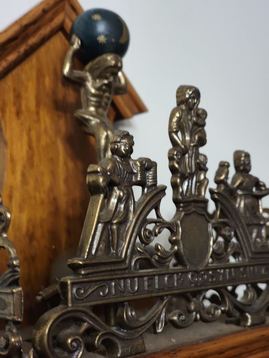 Стенен холандски часовник  „Zaanse“, в махагонов корпус