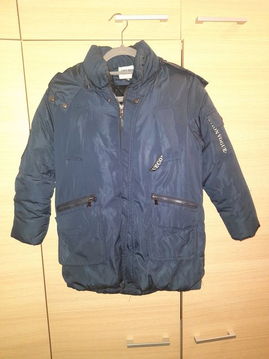 Geaca baieti, bleumarin (albastru inchis)