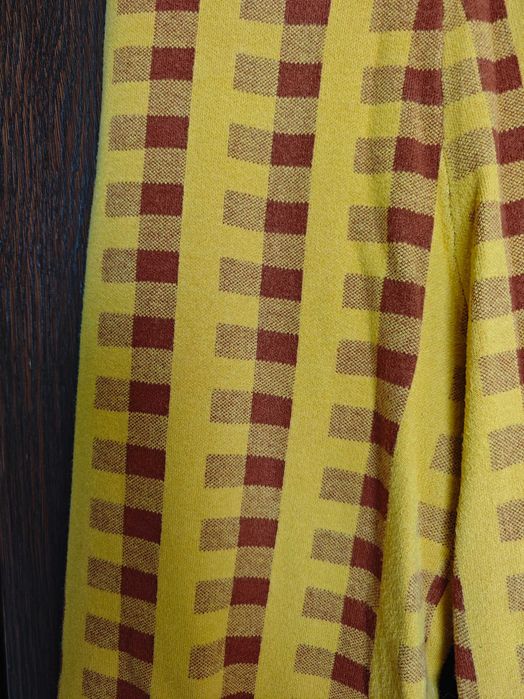 Дамски костюм сако с панталон  Silvian Heach Жълт Горчица Охра Л 48 50