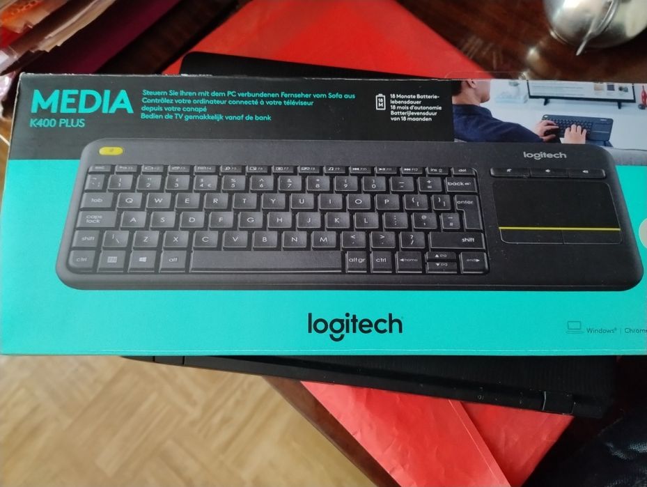 Клавиатура Logitech Media K400 Plus