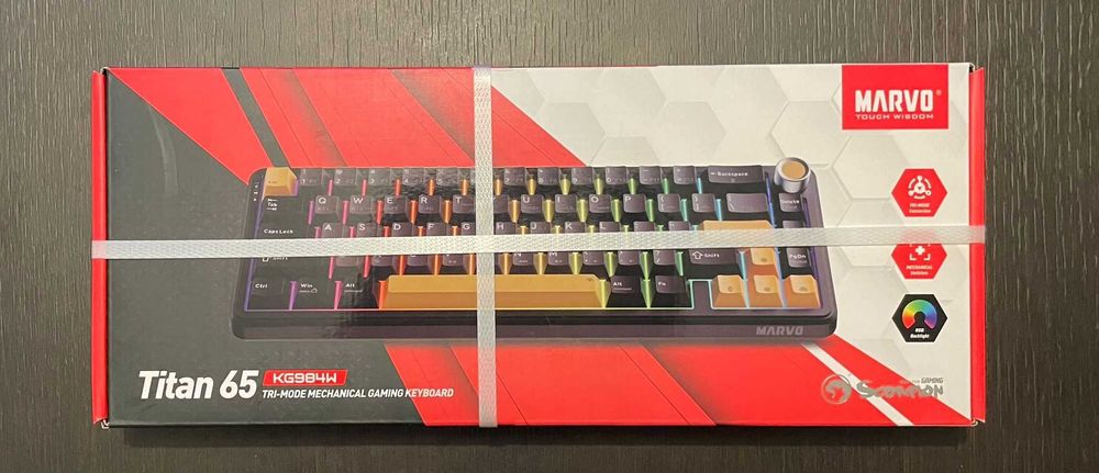 Tastatură mecanică MARVO KG984W Titan 65, nouă sigilată