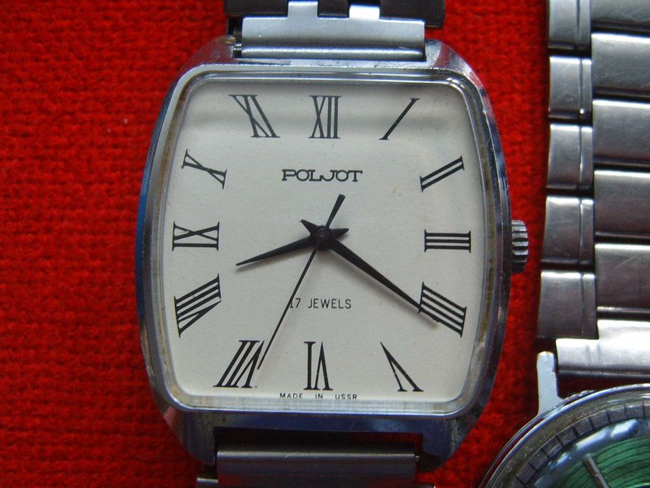Мъжки ръчни механични часовници Poljot  Полет Slava СССР -ера