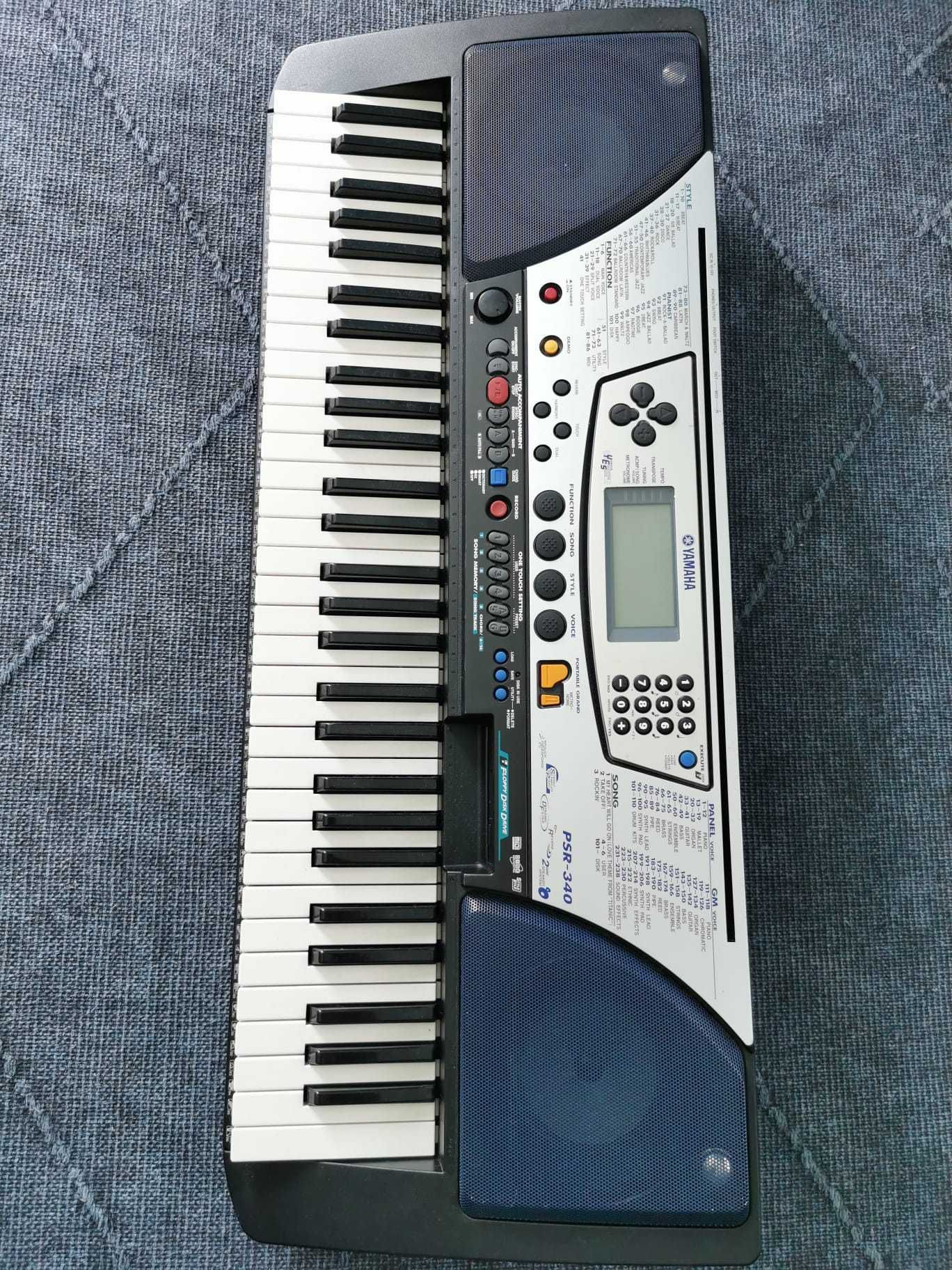 Pian digital polifonic profesional Yamaha PSR - 340
