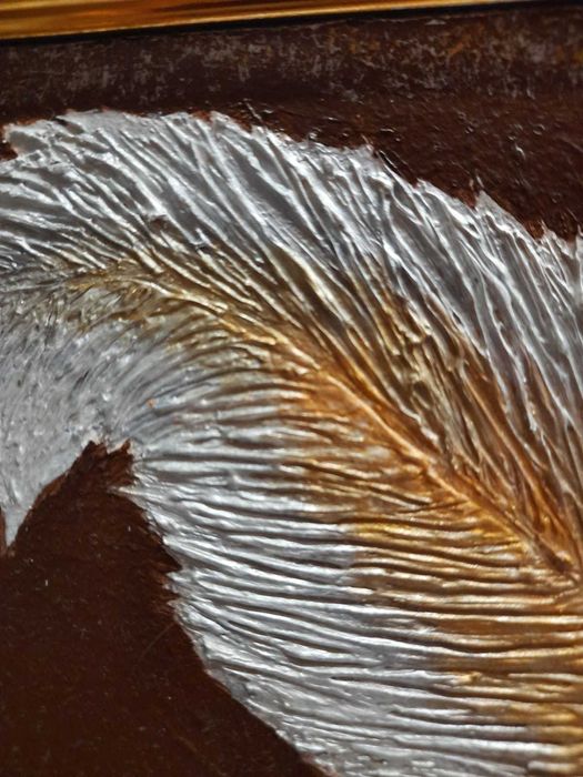 Интерьерная  картина "Перо" 30х40 см