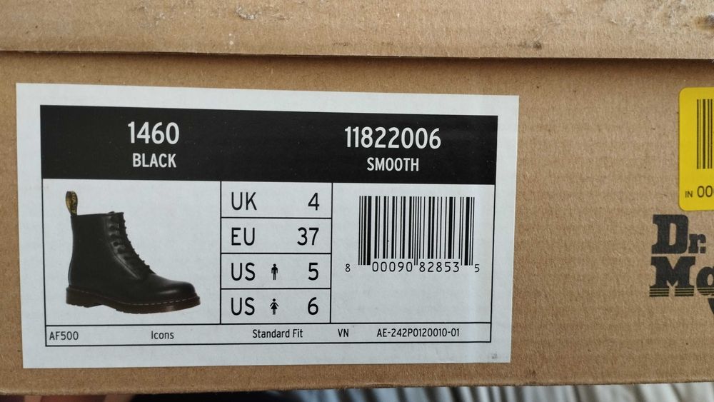 Кожени кубинки Dr. Martens 37 номер