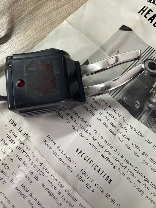 Demagnetizor capete magnetofon AKAI AH-6