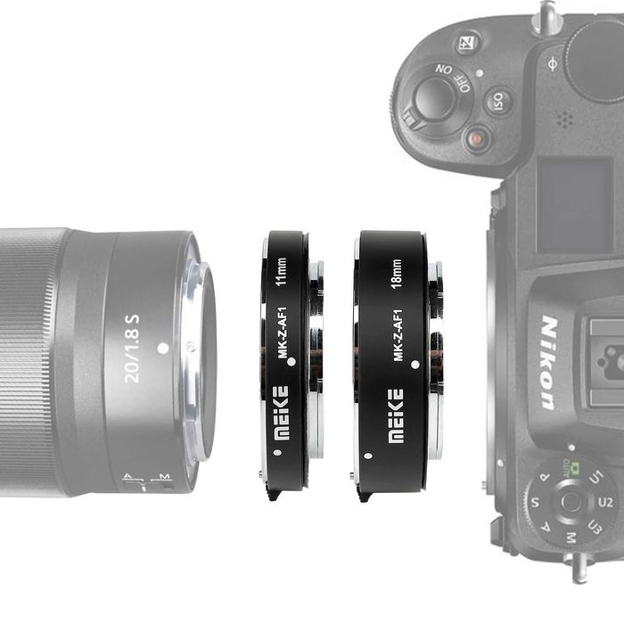 Макро екстендъри Meike за Nikon Z с автофокус и контрол на блендата