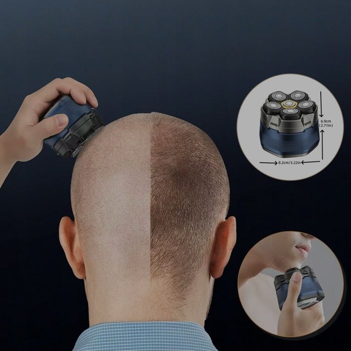 самобръсначка за глава брада 6D