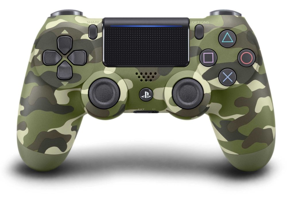 Sony DualShock 4 Green Camo Реновиран като нов 2 г. гаранция JDM-040
