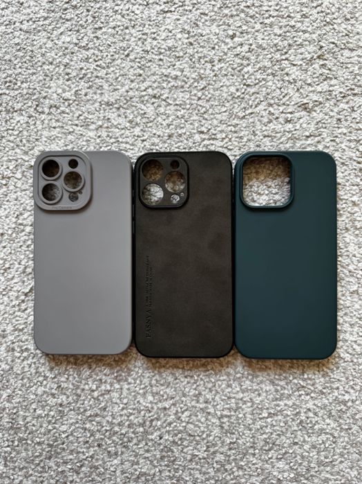 Set 3 huse iPhone 16 Pro Max