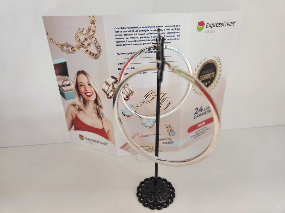 Cercei aur 14k 8.26g( b68155.3/AG2 Tudor)- Garantie 2 ani!