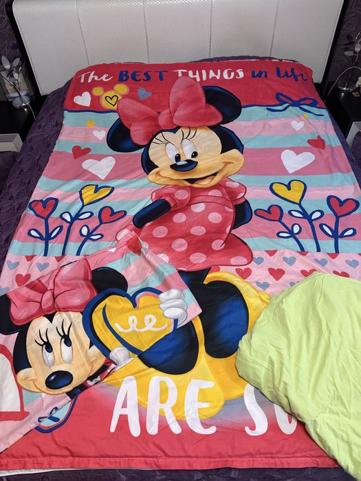 22 евро спален комплект с възглавница на Дисни за легло 120/190 см.