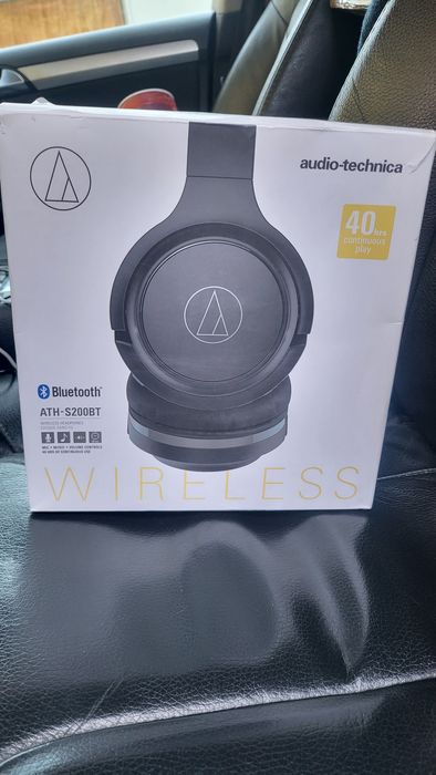 Нови Слушалки Wireless Audio-Technica ATH-S200BT, bluetooth, черни