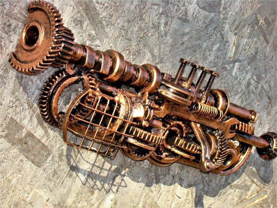 Sculpturi decorative ÏNSTRUMENTE MUZICALE- stil industrial steampunk.