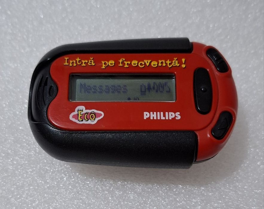 Pager de colecție Philips Eco, ediție Coca-Cola