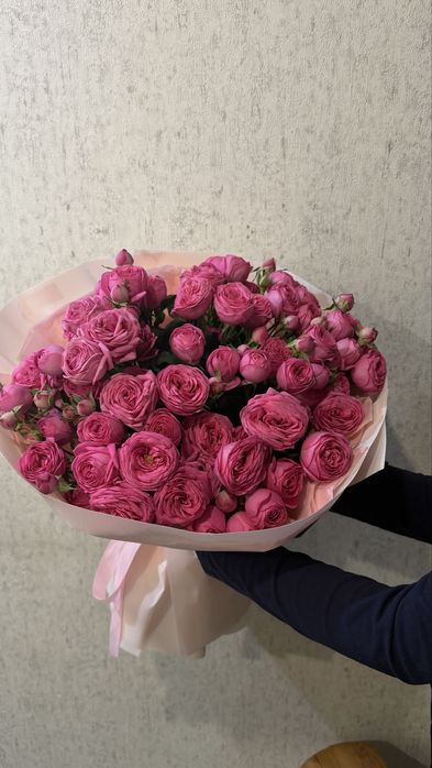 букет цветы кустовые розы