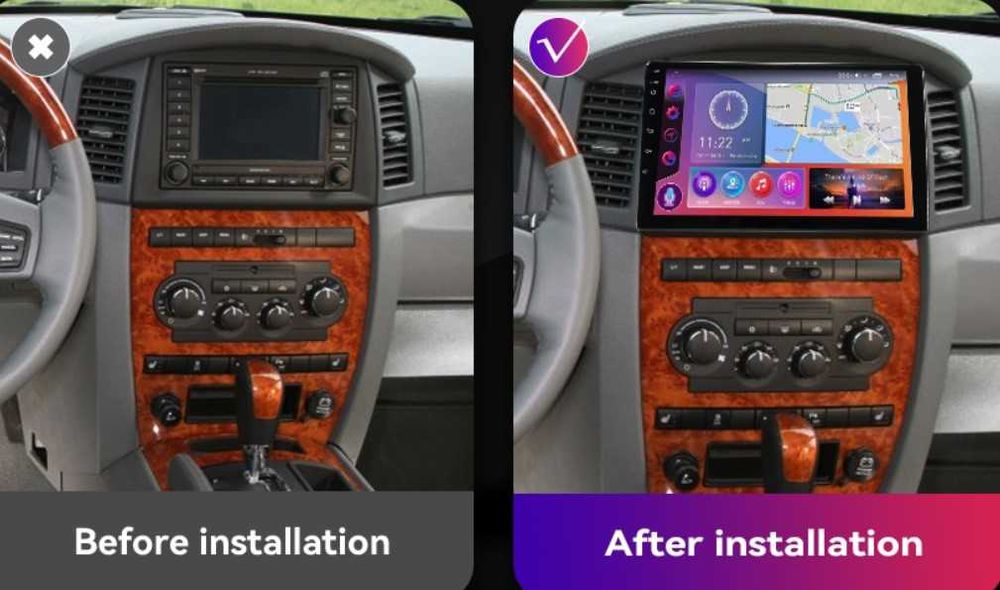 JEEP GRAND CHEROKEE 2004/2007 - 10 " Андроид Навигация, 9551